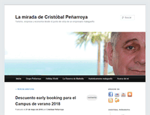 Tablet Screenshot of cristobalpenarroya.com